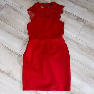 Red Express Lace Dress